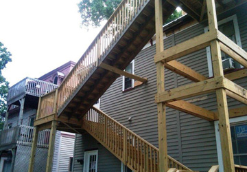 New 3 story stair system