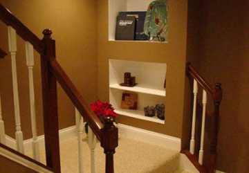 Custom basement stairs