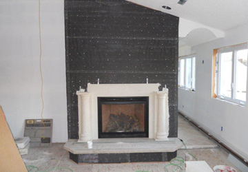 Before stone application